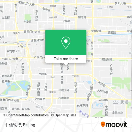 中信银行 map