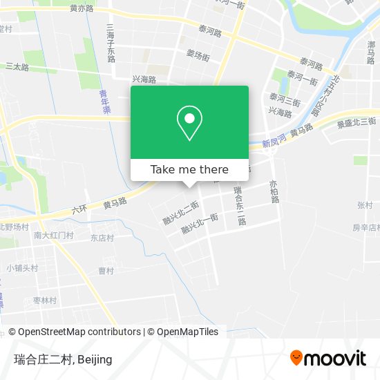 瑞合庄二村 map