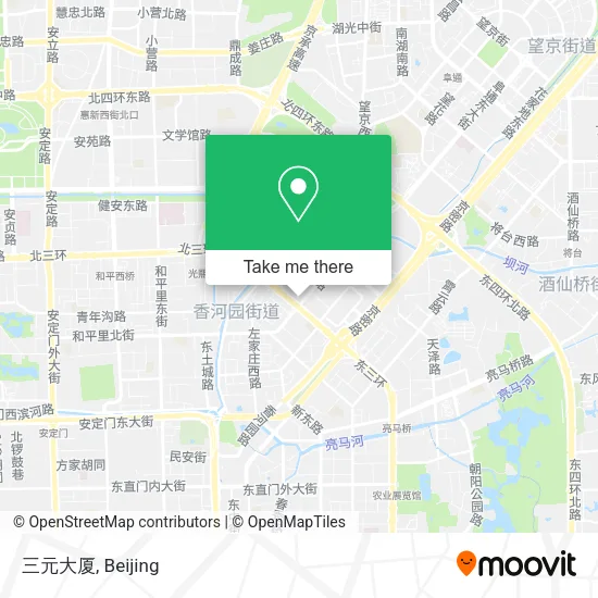 三元大厦 map