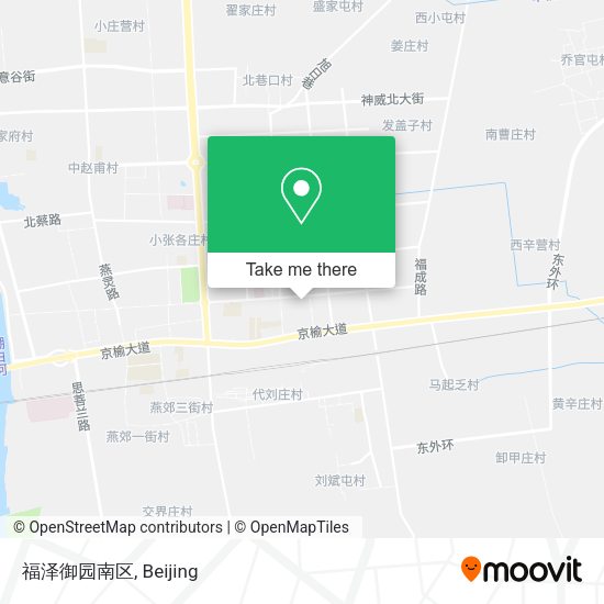 福泽御园南区 map