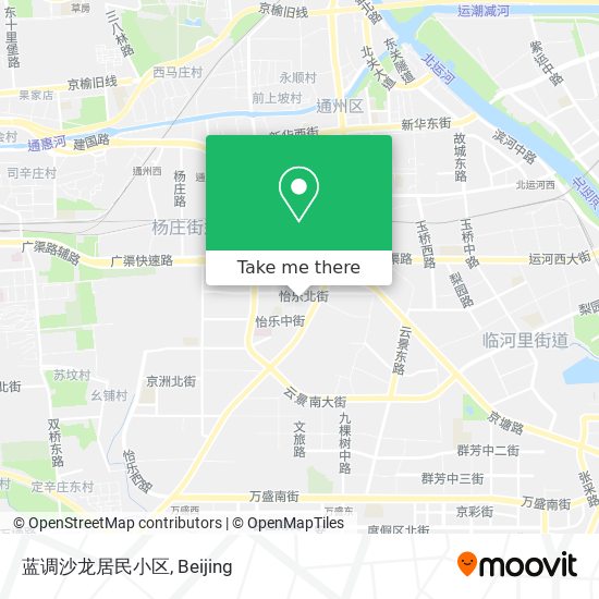 蓝调沙龙居民小区 map