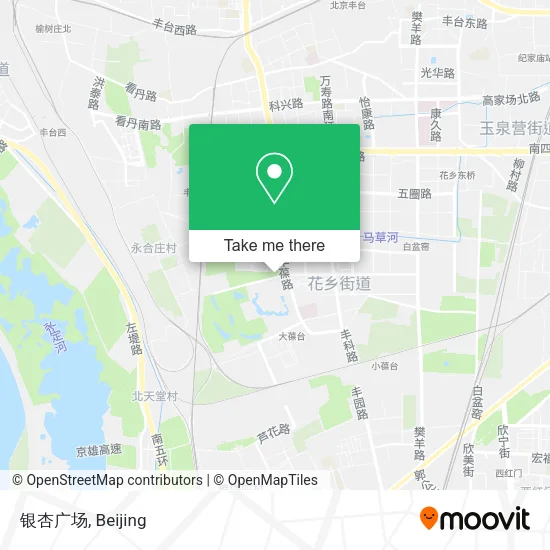 银杏广场 map