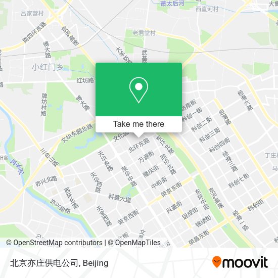 北京亦庄供电公司 map