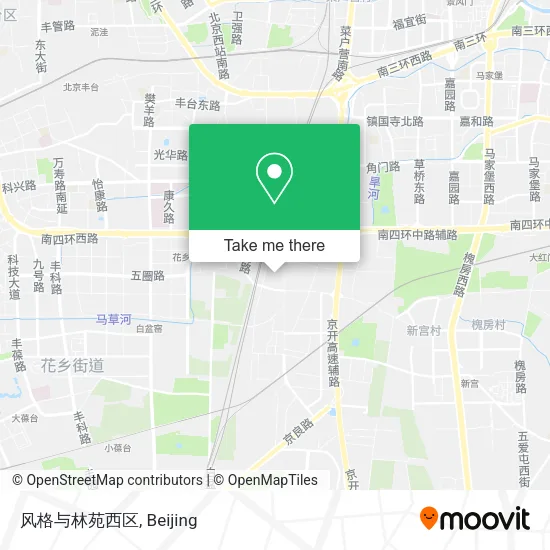 风格与林苑西区 map