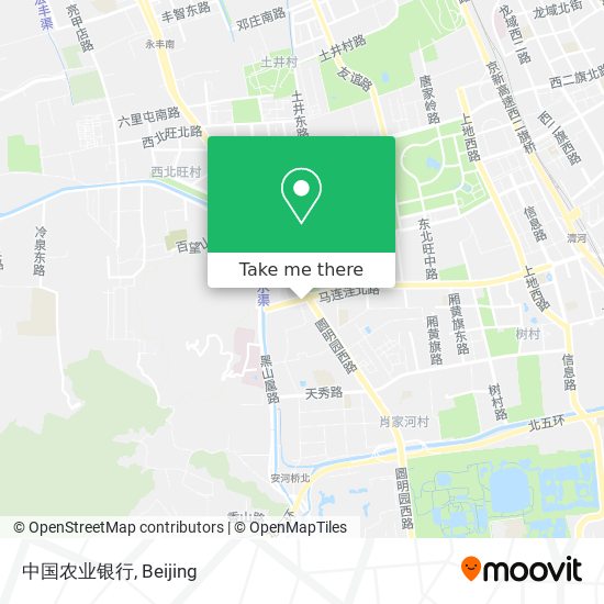 中国农业银行 map