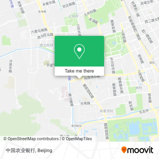 中国农业银行 map