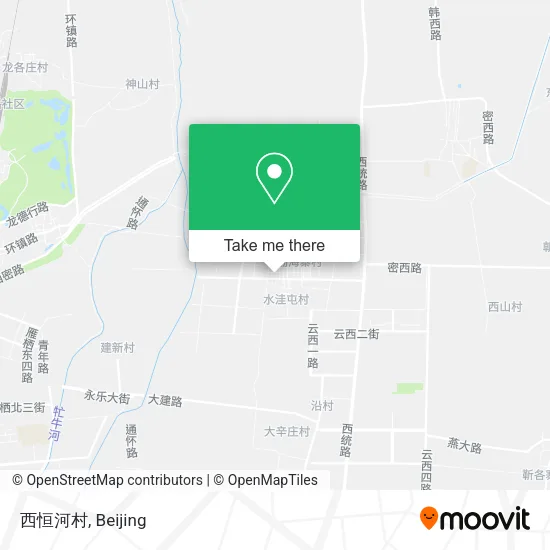 西恒河村 map