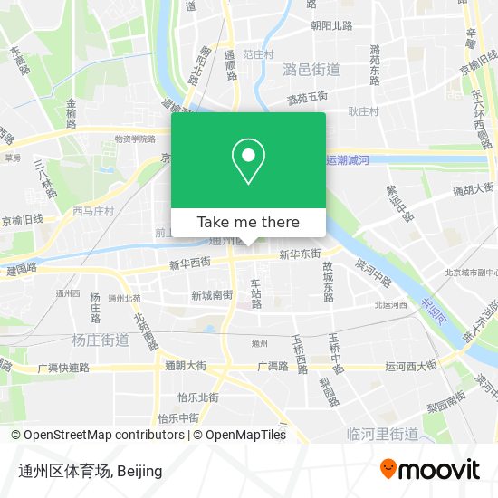 通州区体育场 map