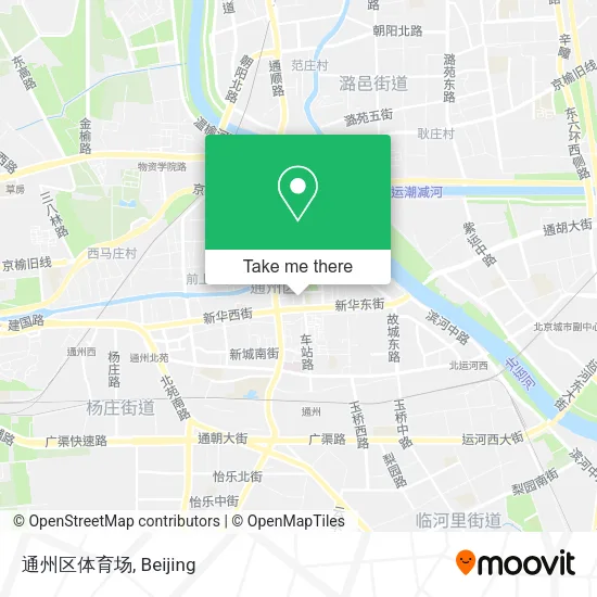 通州区体育场 map