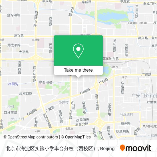 北京市海淀区实验小学丰台分校（西校区） map