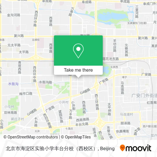 北京市海淀区实验小学丰台分校（西校区） map