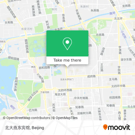 北大燕东宾馆 map