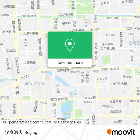 汉庭酒店 map