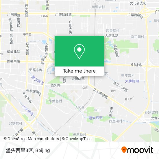 垡头西里3区 map