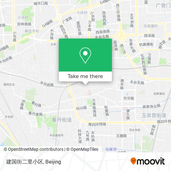 建国街二里小区 map