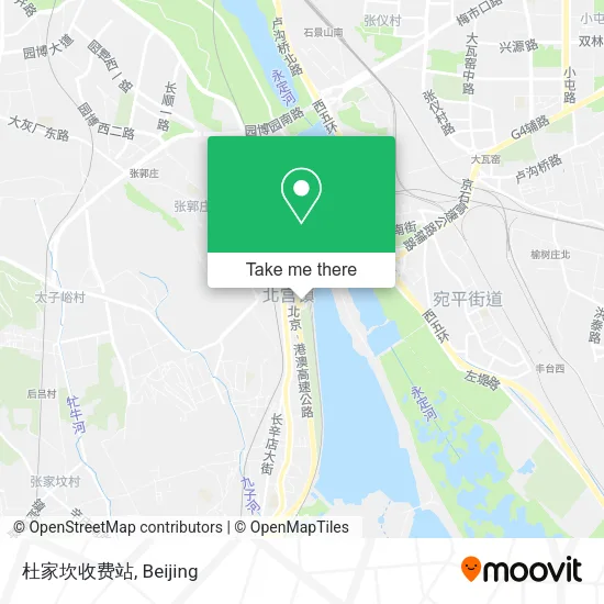 杜家坎收费站 map