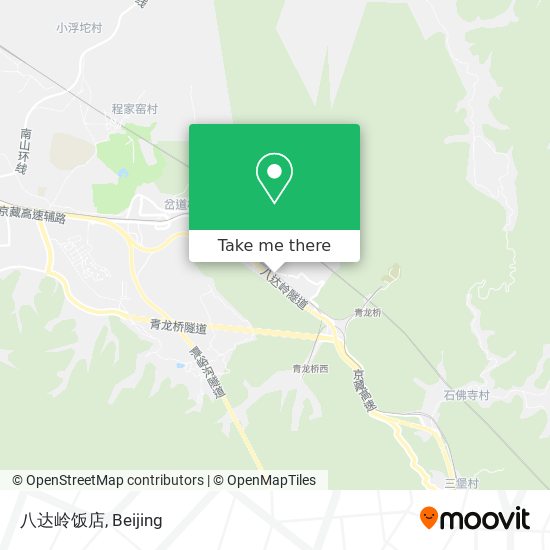 八达岭饭店 map