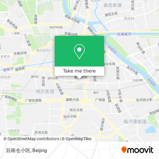 后南仓小区 map