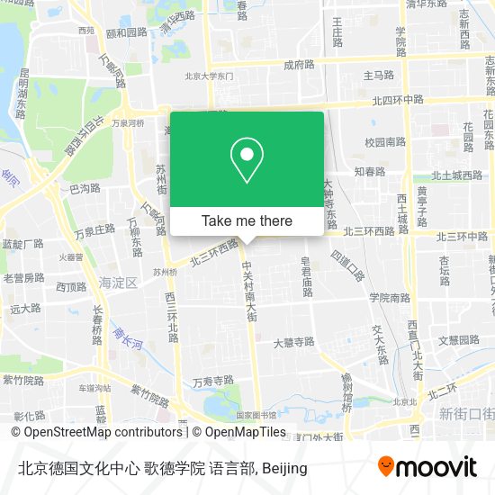 北京德国文化中心 歌德学院 语言部 map