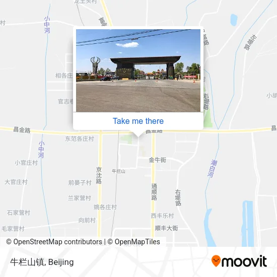 牛栏山镇 map