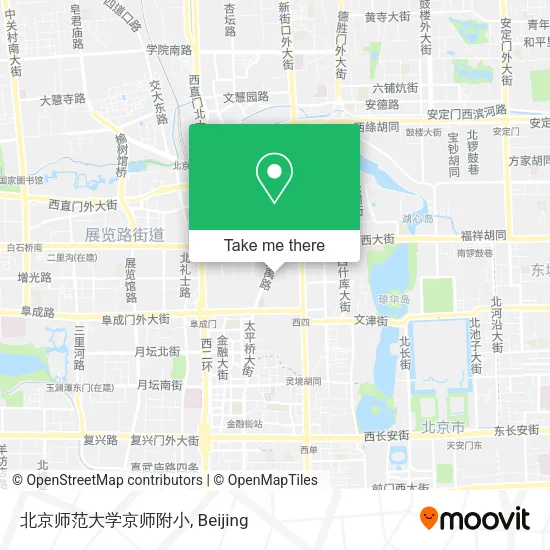 北京师范大学京师附小 map