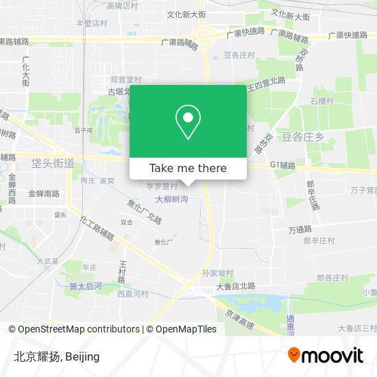 北京耀扬 map