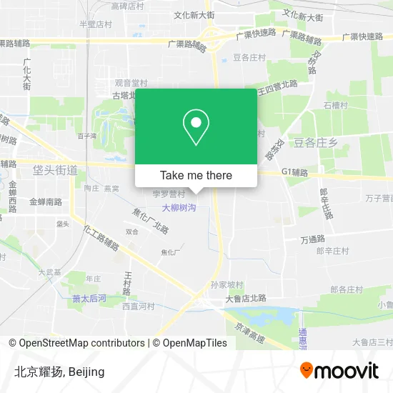 北京耀扬 map