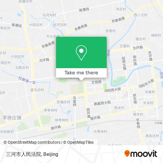 三河市人民法院 map