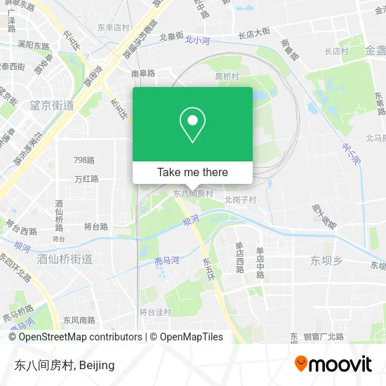 东八间房村 map