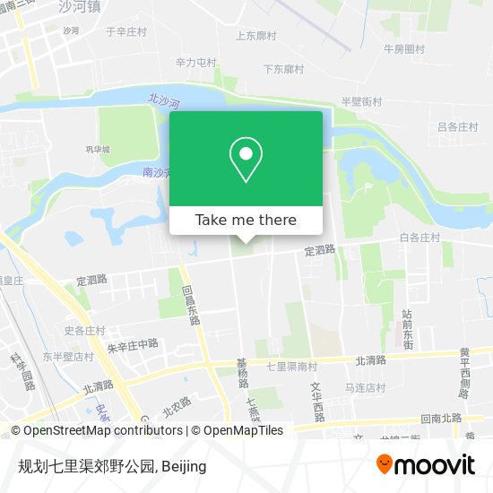 规划七里渠郊野公园 map
