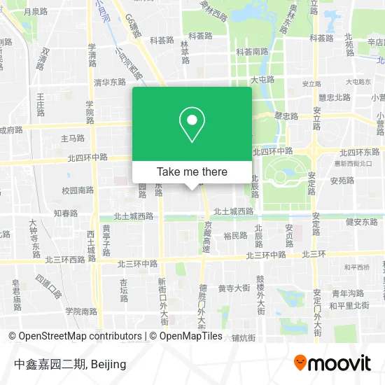 中鑫嘉园二期 map