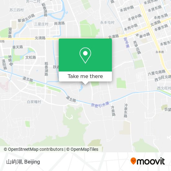 山屿湖 map