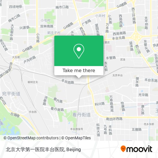 北京大学第一医院丰台医院 map