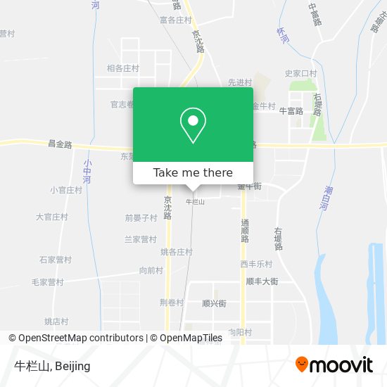 牛栏山 map