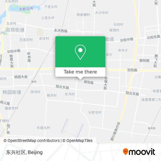 东兴社区 map
