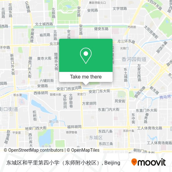 东城区和平里第四小学（东师附小校区） map