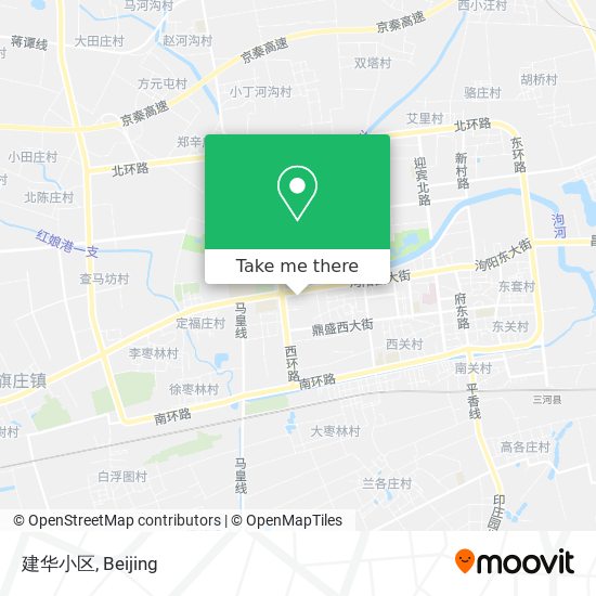 建华小区 map