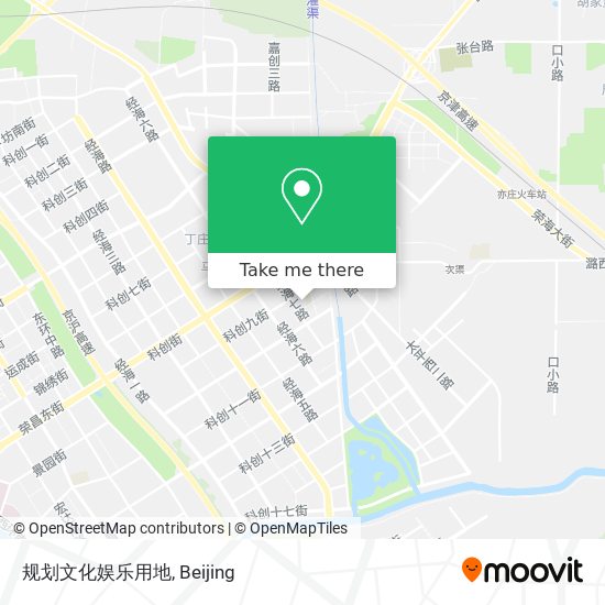 规划文化娱乐用地 map