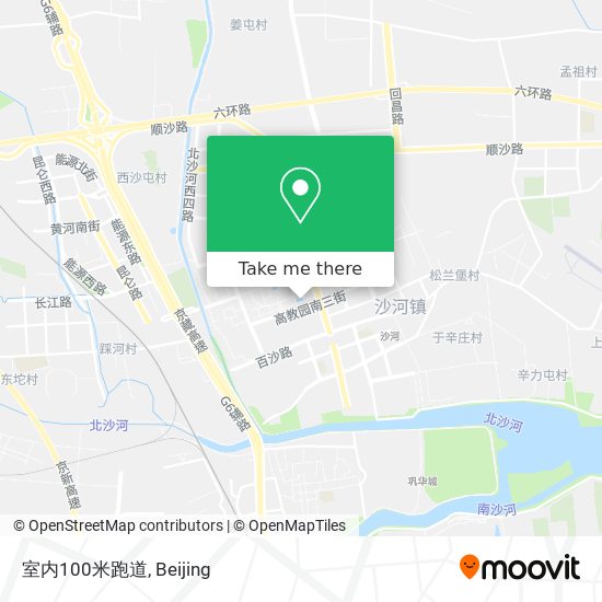 室内100米跑道 map
