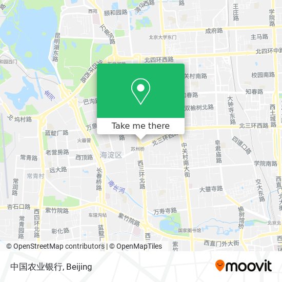 中国农业银行 map