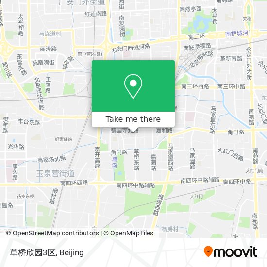 草桥欣园3区 map
