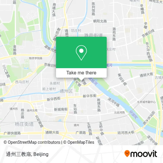 通州三教庙 map