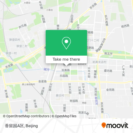香留园A区 map