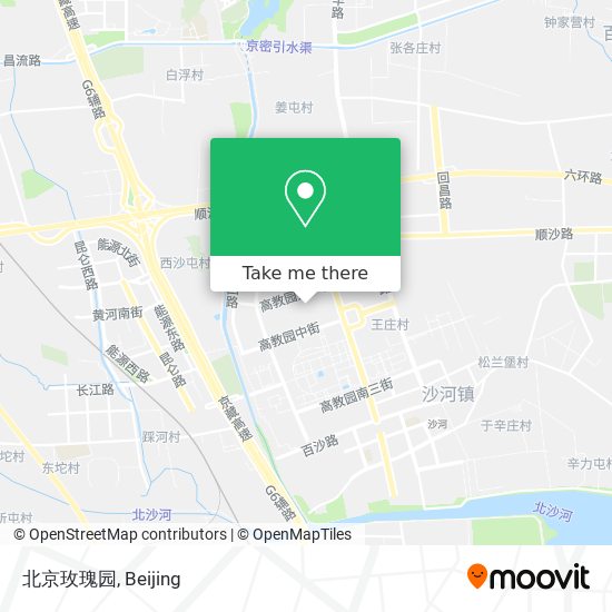 北京玫瑰园 map
