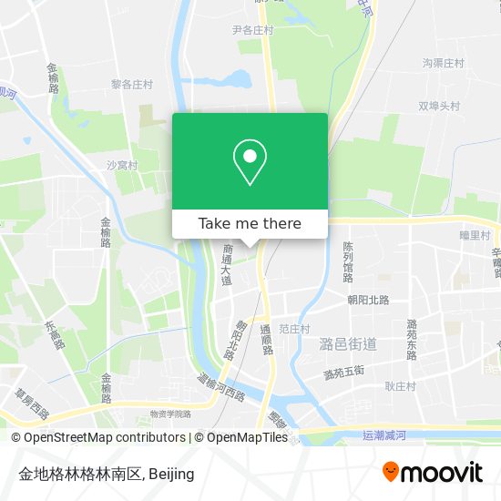 金地格林格林南区 map