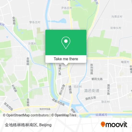 金地格林格林南区 map
