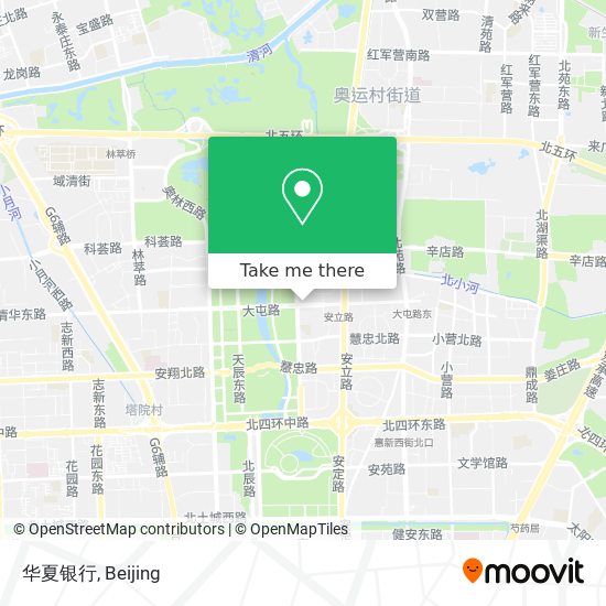 华夏银行 map