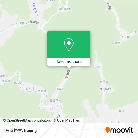 马道峪村 map
