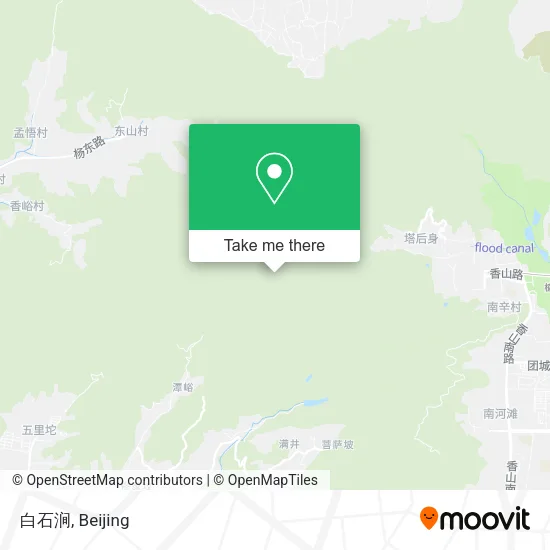 白石涧 map