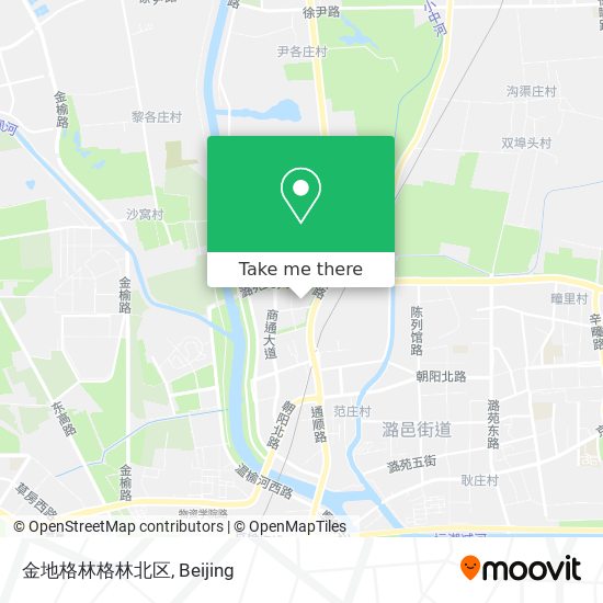金地格林格林北区 map